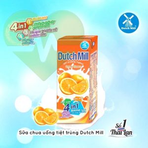 Sữa chua uống Dutch Mill hương cam