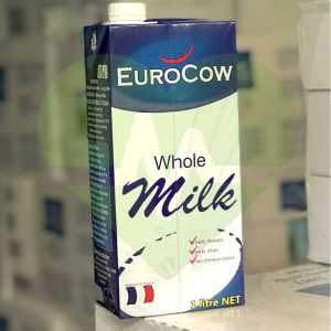 Sữa tươi nguyên kem EuroCow 1L thùng 12 hộp