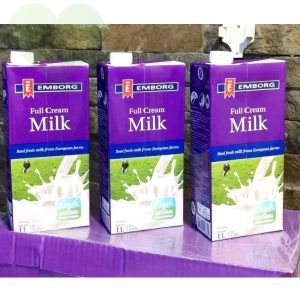 Sữa tươi Emborg full cream thùng 12 hộp 1L