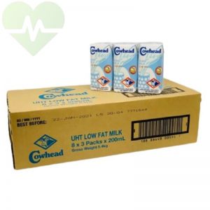 Sữa tươi low fat Cowhead ít béo hộp 200ml nhập khẩu Úc