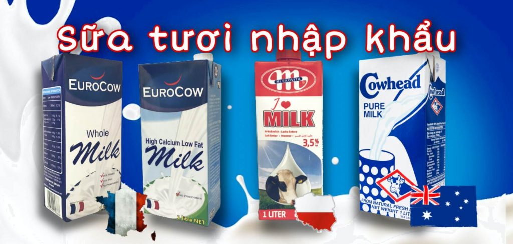 Sữa tươi nhập khẩu chính hãng