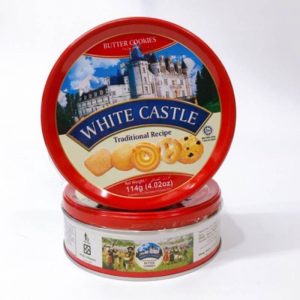 Bánh quy bơ hộp thiếc White Castle đỏ 114g