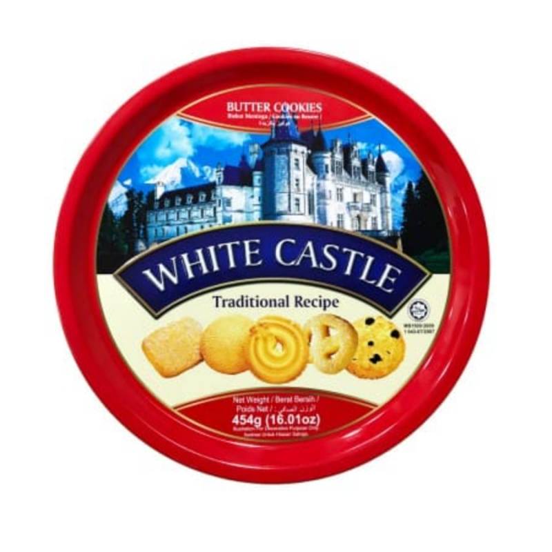 Bánh quy bơ hộp thiếc White Castle đỏ 454g