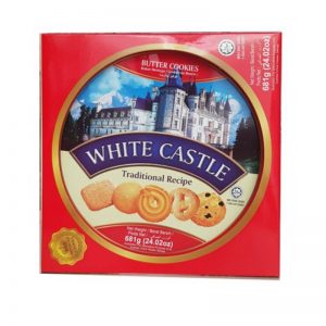 Bánh quy bơ hộp thiếc White Castle đỏ 681g