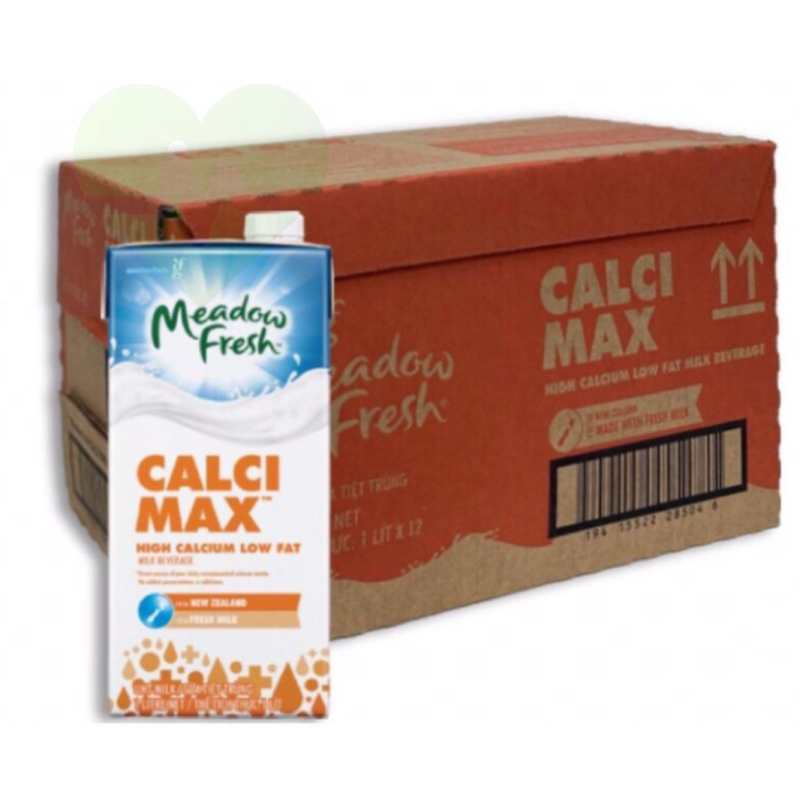 Sữa tươi Meadow Fresh calci max thùng 12 Lít